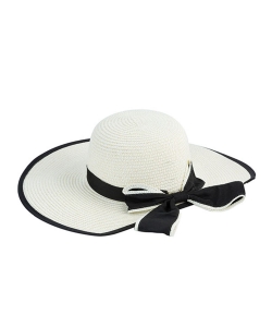 Vintage Summer Straw Hat HA320132 IVORY